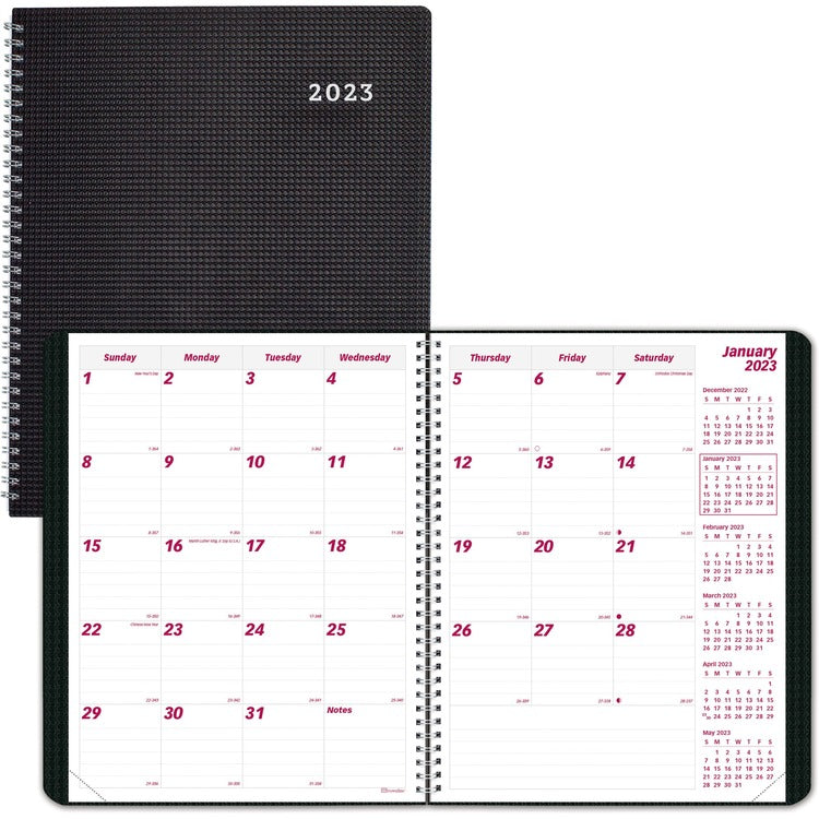 Brownline Monthly Planner [SKU - REDCB1262VBLK]