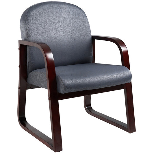 Boss Mahogany Frame Side Chair [SKU - BOPB9570GY]