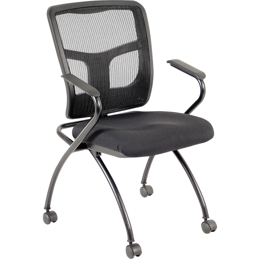Lorell Mesh Back Fabric Seat Nesting Chairs [SKU - LLR84374]
