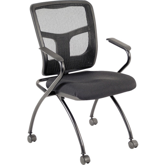 Lorell Mesh Back Fabric Seat Nesting Chairs [SKU - LLR84374]