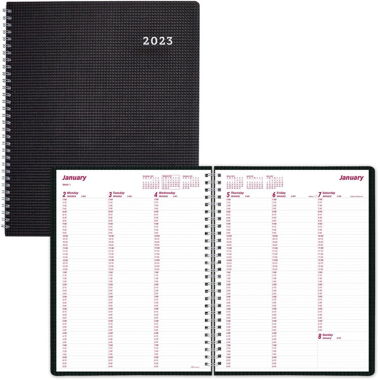 Brownline DuraFlex Weekly Planner [SKU - REDCB950VBLK]