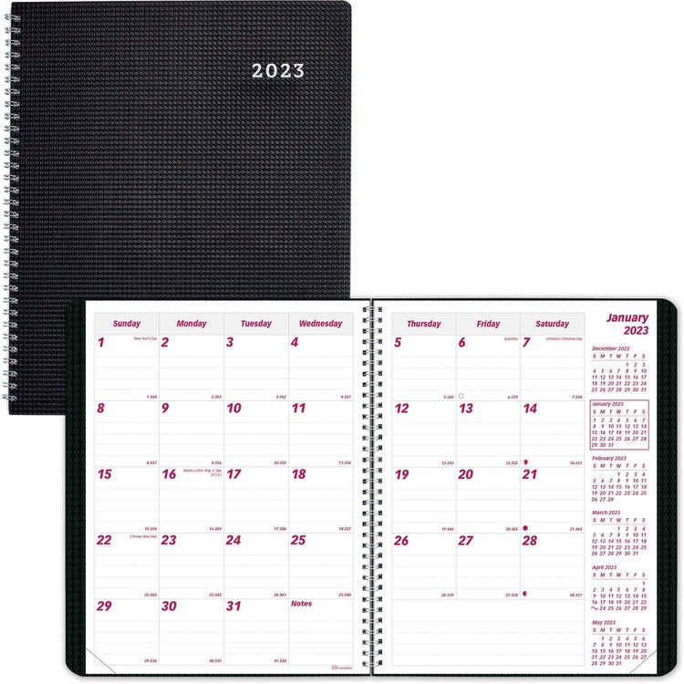 Brownline Monthly Planner [SKU - REDCB1200VBLK]