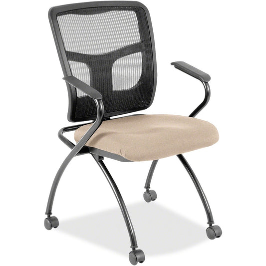 Lorell Mesh Back Fabric Seat Nesting Chairs [SKU - LLR8437489]