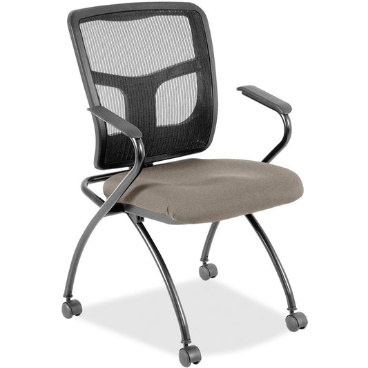 Lorell Mesh Back Fabric Seat Nesting Chairs [SKU - LLR8437451]