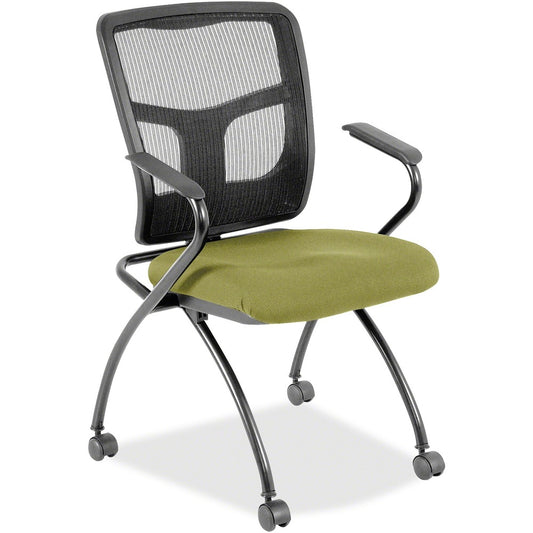 Lorell Mesh Back Fabric Seat Nesting Chairs [SKU - LLR8437490]