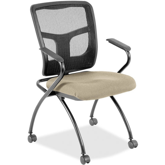 Lorell Mesh Back Fabric Seat Nesting Chairs [SKU - LLR8437487]