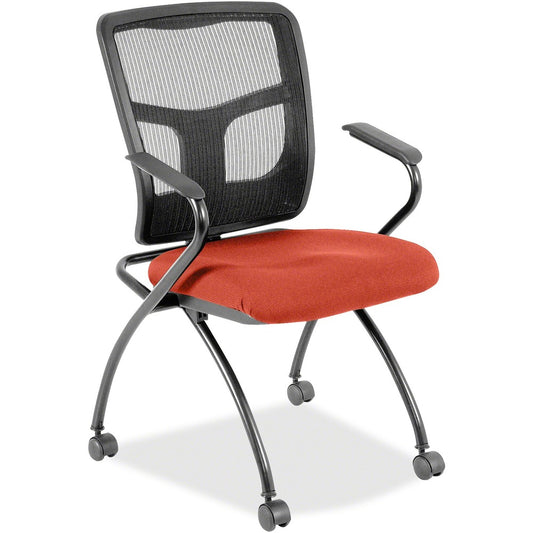 Lorell Mesh Back Fabric Seat Nesting Chairs [SKU - LLR8437492]