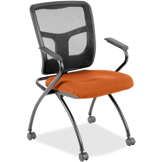 Lorell Mesh Back Fabric Seat Nesting Chairs [SKU - LLR8437494]