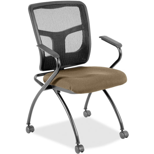 Lorell Mesh Back Fabric Seat Nesting Chairs [SKU - LLR8437493]