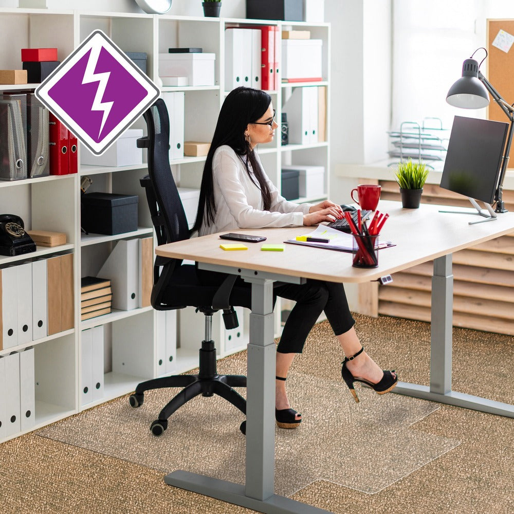 Computex Standard Lip Anti-static Chairmat [SKU - FLR319226LV]