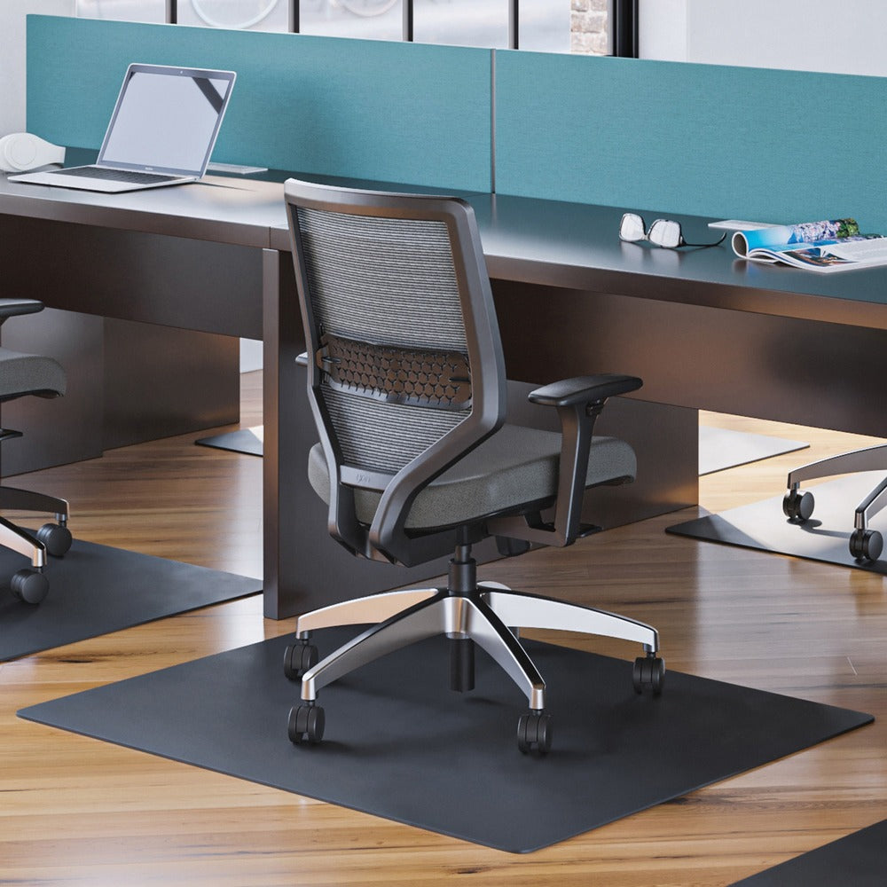 Deflecto Black EconoMat for Hard Floors [SKU - DEFCM21442FBLK]