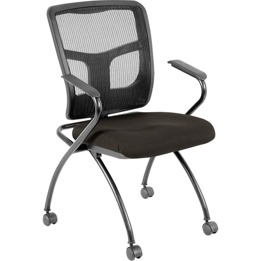 Lorell Mesh Back Fabric Seat Nesting Chairs [SKU - LLR8437404]