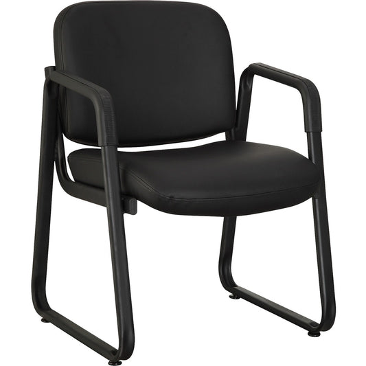 Lorell Black Leather Guest Chair [SKU - LLR84577]
