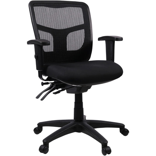 Lorell Managerial Swivel Mesh Mid-back Chair [SKU - LLR86802]