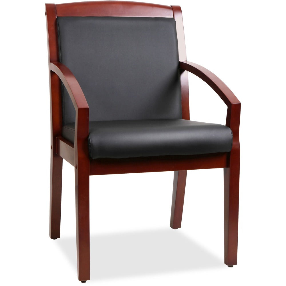 Lorell Sloping Arms Wood Guest Chair [SKU - LLR20014]