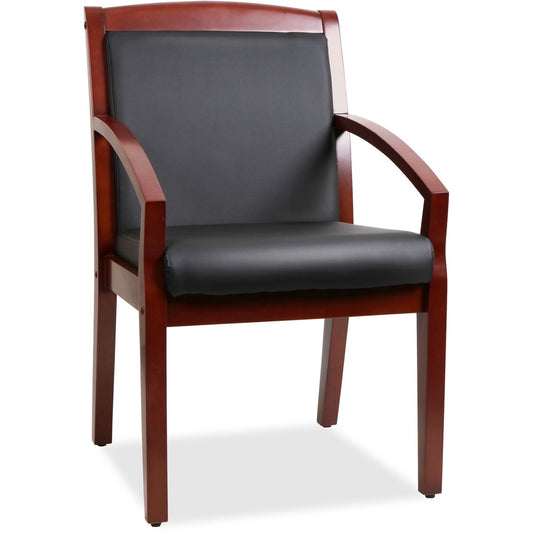 Lorell Sloping Arms Wood Guest Chair [SKU - LLR20014]