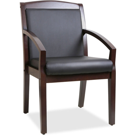 Lorell Sloping Arms Wood Guest Chair [SKU - LLR20015]