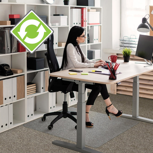 Ecotex Evolutionmat Standard Pile Rectangluar Chair Mat [SKU - FLRECO113648EP]