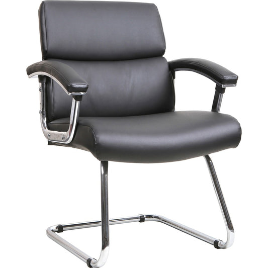 Lorell Sled Base Leather Guest Chair [SKU - LLR20019]