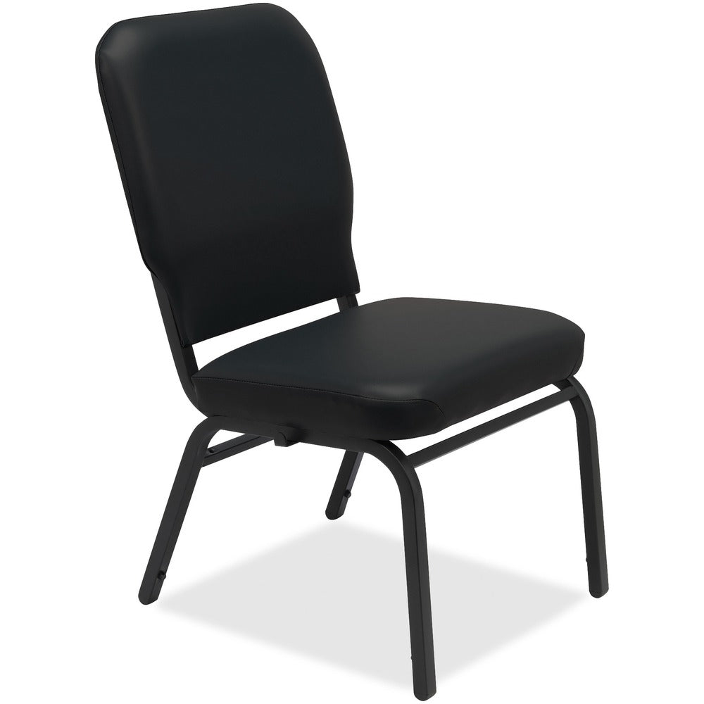 Lorell Vinyl Back/Seat Oversized Stack Chairs [SKU - LLR59596]