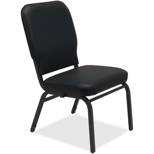 Lorell Vinyl Back/Seat Oversized Stack Chairs [SKU - LLR59596]