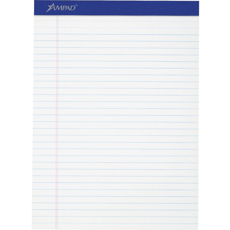 Ampad Perforated Ruled Pads - Letter [SKU - TOP20320]