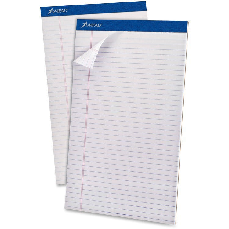 Ampad Perforated Ruled Pads - Legal [SKU - TOP20330]