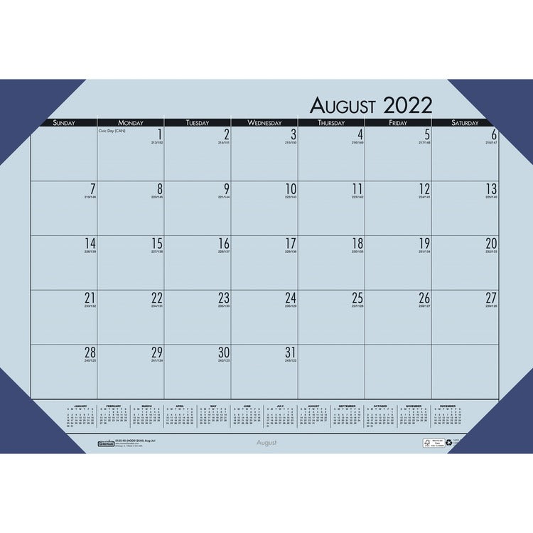 House of Doolittle Compact Academic Desk Pad [SKU - HOD012540]