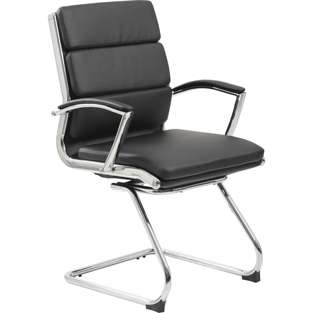 Boss Contemporary Executive Guest Chair In Caressoft Plus [SKU - BOPB9479BK]