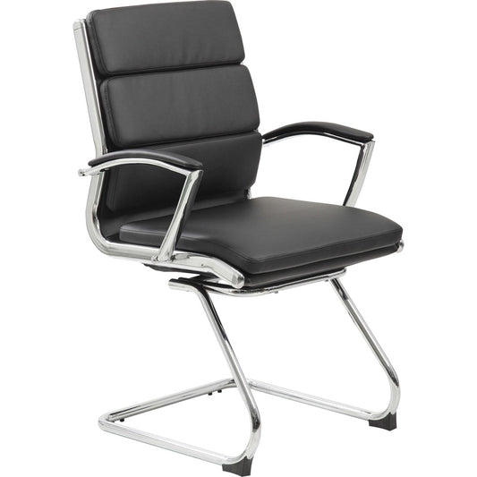 Boss Contemporary Executive Guest Chair In Caressoft Plus [SKU - BOPB9479BK]
