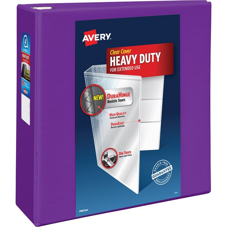 Avery Heavy-Duty View Purple 4" Binder (79813) [SKU - AVE79813]