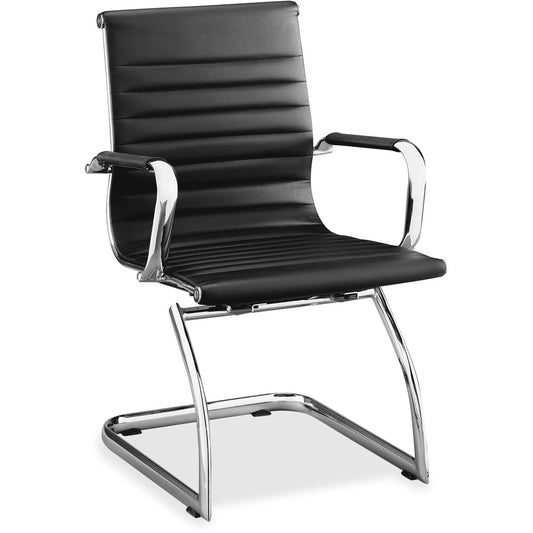 Lorell Modern Chair Mid-back Leather Guest Chairs [SKU - LLR59539]