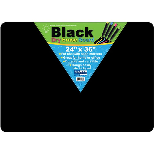 Flipside Black Dry Erase Board [SKU - FLP40088]
