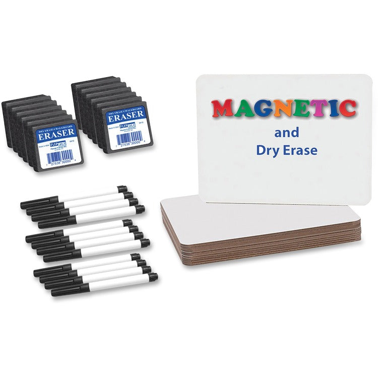 Flipside Magnetic Dry Erase Board Set Class Pack [SKU - FLP21004]