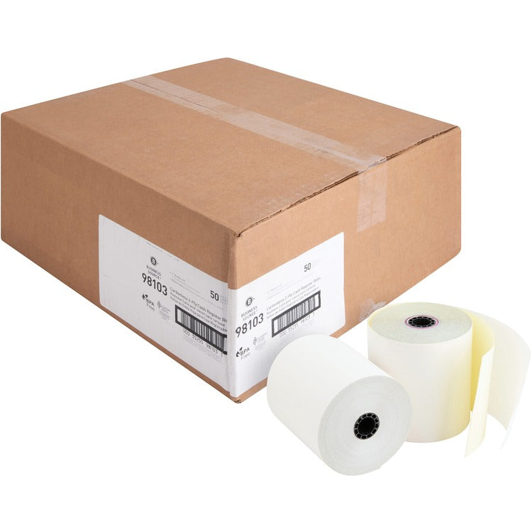 Business Source 2-part Carbonless Cash Register Rolls [SKU - BSN98103]