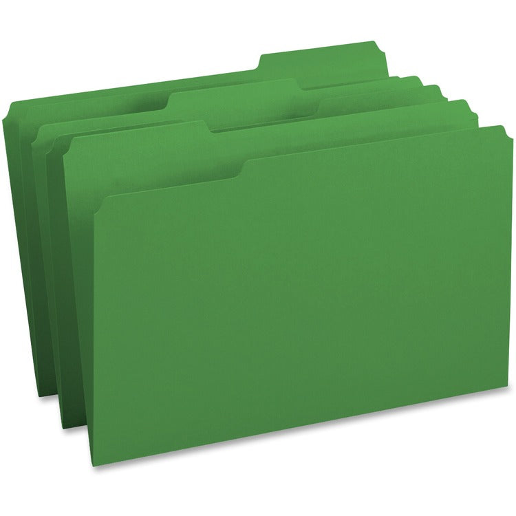 Business Source 1/3 Tab Cut Legal Recycled Top Tab File Folder [SKU - BSN99721]
