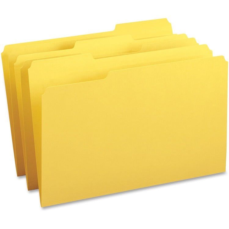 Business Source 1/3 Tab Cut Legal Recycled Top Tab File Folder [SKU - BSN99722]