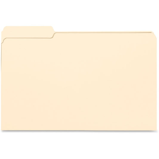 Business Source 1/3 Tab Cut Legal Recycled Top Tab File Folder [SKU - BSN99724]