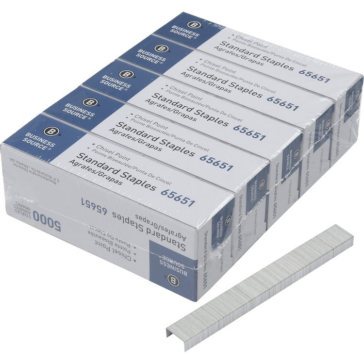 Business Source Chisel Point Standard Staples [SKU - BSN65651]