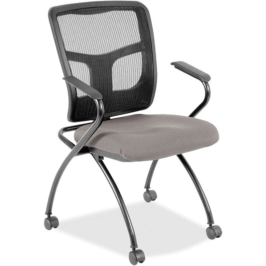 Lorell Ergomesh Nesting Chairs with Arms [SKU - LLR84374071]