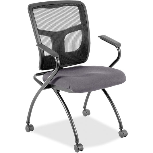Lorell Ergomesh Nesting Chairs with Arms [SKU - LLR84374101]