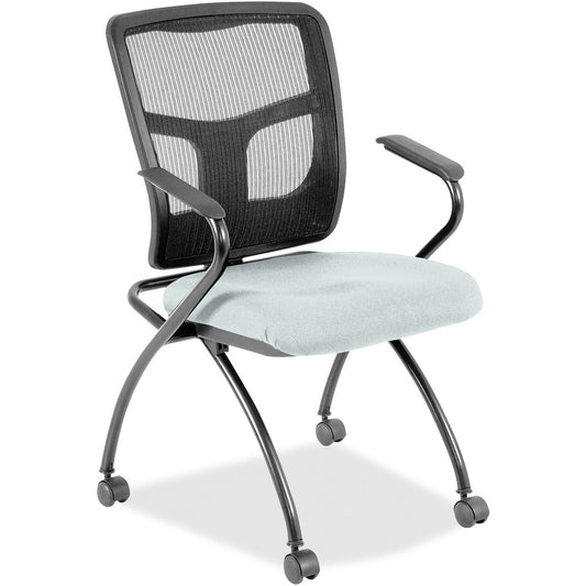 Lorell Ergomesh Nesting Chairs with Arms [SKU - LLR84374102]