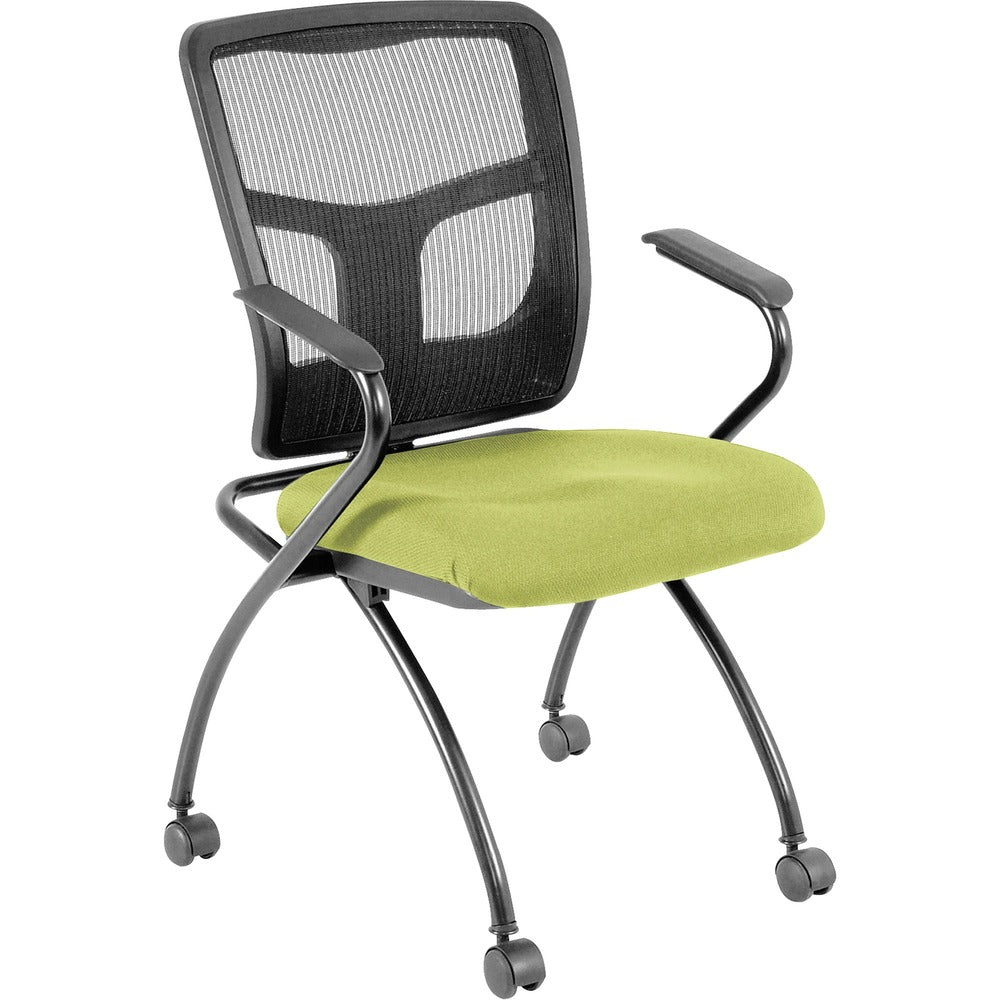 Lorell Ergomesh Nesting Chairs with Arms [SKU - LLR84374009]