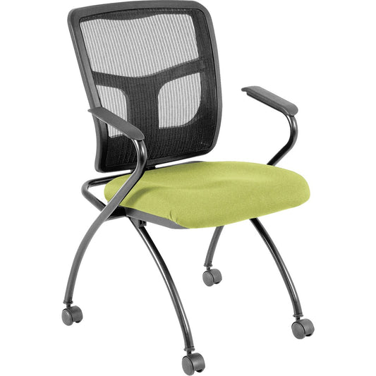 Lorell Ergomesh Nesting Chairs with Arms [SKU - LLR84374009]