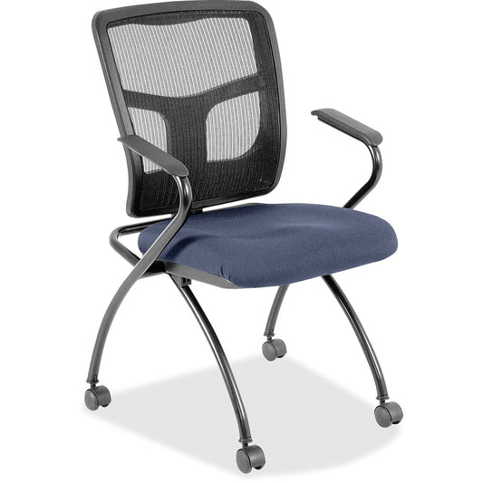 Lorell Ergomesh Nesting Chairs with Arms [SKU - LLR84374010]