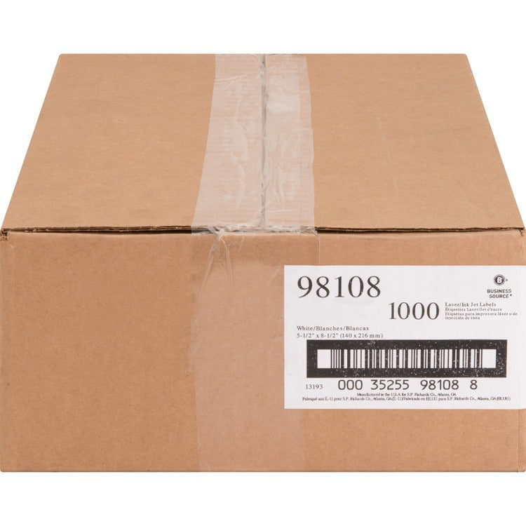 Business Source Multipurpose Shipping Labels [SKU - BSN98108]