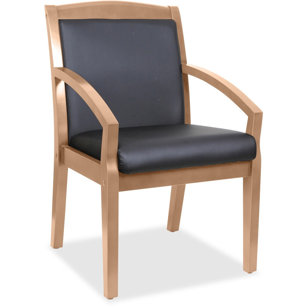 Lorell Sloping Arms Wood Guest Chair [SKU - LLR20025]