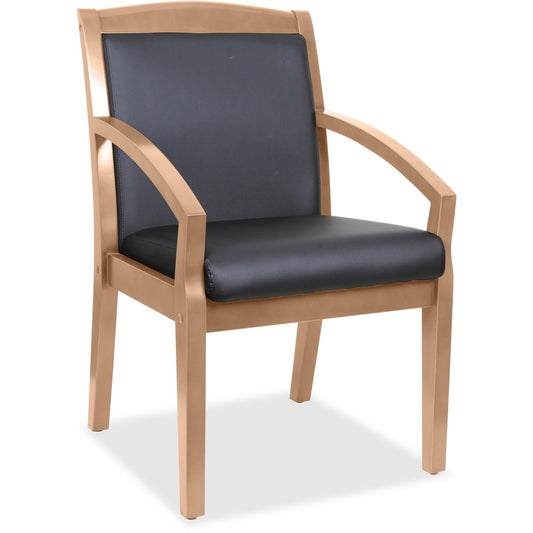 Lorell Sloping Arms Wood Guest Chair [SKU - LLR20025]