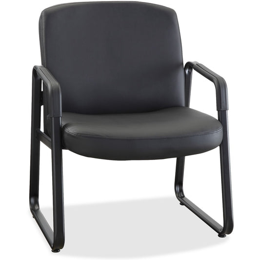Lorell Big and Tall Leather Guest Chair [SKU - LLR84587]