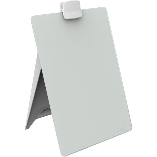 Quartet Glass Dry-Erase Desktop Easel [SKU - QRTGDE119]